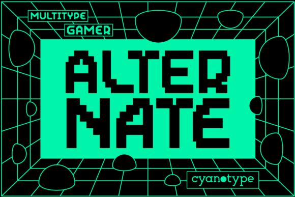 Alternate Font: Modern Design with a Techno Edge