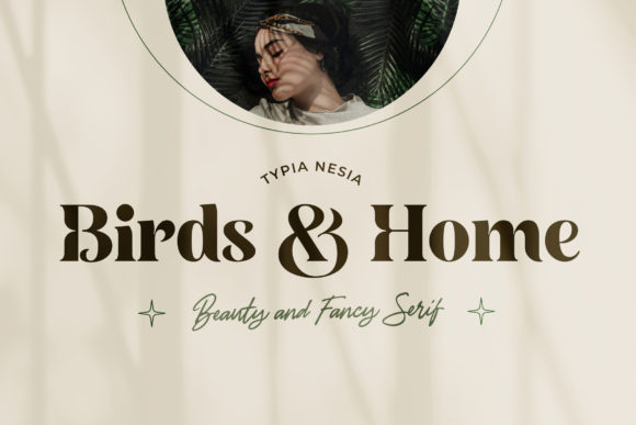 Birds and Home: Elevating Visual Storytelling with Nostalgic Typography
