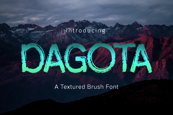 Dagota: The Brushed Display Font for Modern Branding