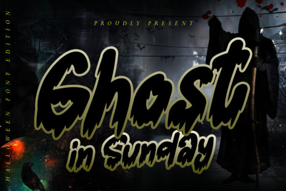 Ghost in Sunday: A Spooky Display Font for Halloween