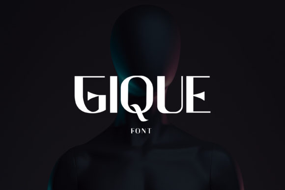 Gique: The Futuristic Display Font for Modern Design