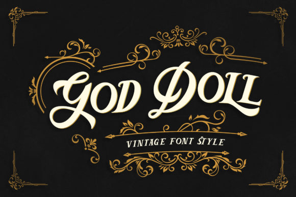 God Doll: A Bold and Versatile Display Font for Spectacular Designs