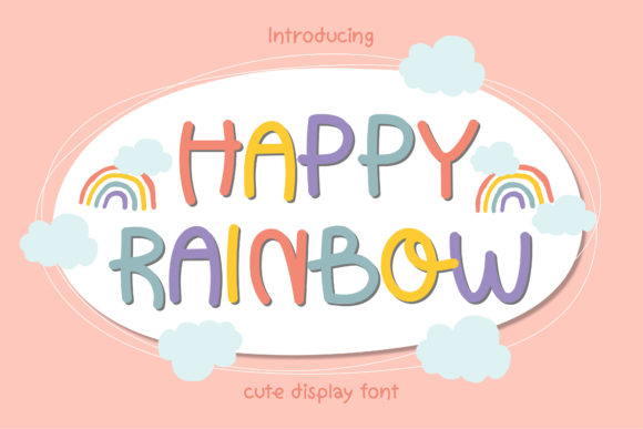 Happy Rainbow Font: A Vibrant Tool for Playful Branding
