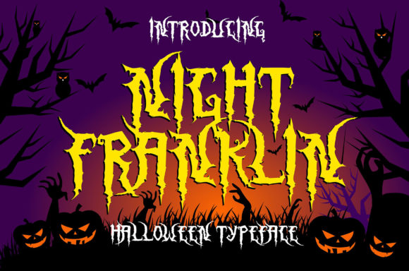 Night Franklin: Integrating a Spooky Display Font into Your October Design Workflow