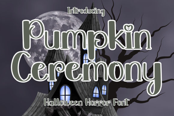 Pumpkin Ceremony: A Chic Display Font for Standout Projects