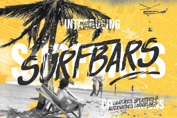 Surfbars: Elevating Urban and Sportswear Designs with Brushed Typography