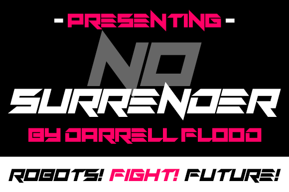 Why No Surrender Font Elevates Tech and Business Design
