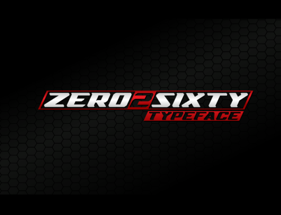 Zero2Sixty: The Bold Font for Athletic Design